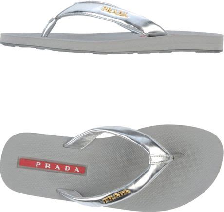 prada metallic clogs|prada flip flops for women.